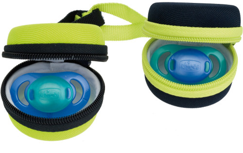 Chicco, Nappbox, Clip Clap, 2 st, Blå/Grön