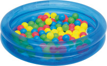 BESTWAY, Uppblåsbar pool med 50 bollar, 91 cm, Blå