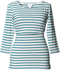Boob, Amningströja, Top Simone, Stripe Green Pool