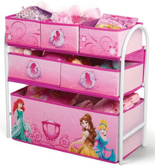 Disney Princess, Förvaringshylla, 6 lådor, Metall