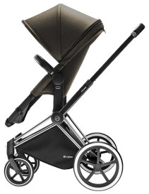 Cybex Priam 2016, 2-i-1-vagn, Chrome chassi/Trekking, Olive Khaki, Paket