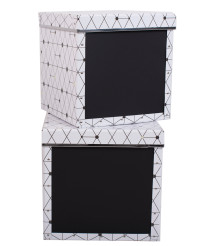 Jox Trendig, Låda med lock, 2-pack, Busig