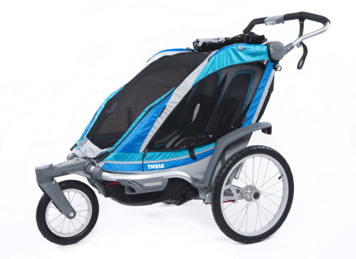 Thule, Chariot/Chinook 2, Multivagn för 2 barn, Blue