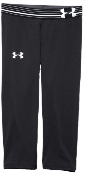 Under Armour, Capri-legging, Alpha, Svart