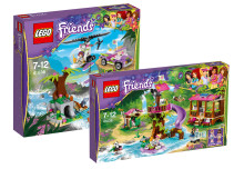 LEGO Friends, Räddningsstation + Räddningen vid djungelbron, Paket