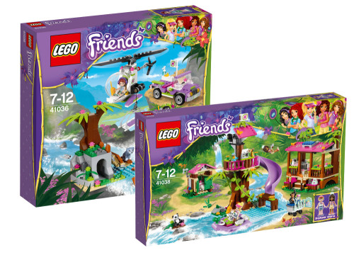 LEGO Friends, Räddningsstation + Räddningen vid djungelbron, Paket