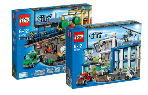 LEGO City, Godståg + Polisstation, Paket