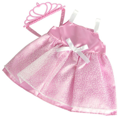 New Born, Princess Outfit, Ljusrosa, 38-43 cm