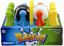 Bowlingset, 10 käglor & 2 bowlingklot