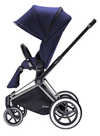 Cybex Priam 2016, Sittvagn, Svart chassi/All Terrain, Royal Blue, Paket