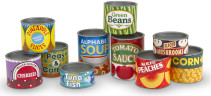 Melissa & Doug, Grocery Cans Play Set