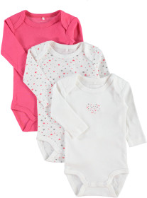 Name it, Body, 3-pack, Baby, Rouge Red