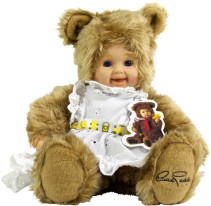 Anne Geddes, Docka, Bear light brown, 30 cm