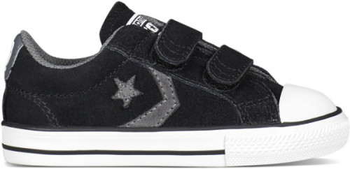 Converse, Sneakers, Small Star Player Low Suede, Black