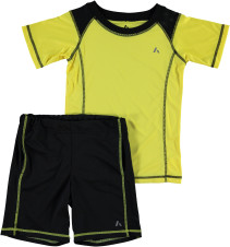 Name it, Träningsset, T-shirt m. shorts, Pavi, Neon Lime