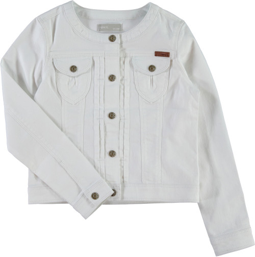 Name it, Jeansjacka, Staranka, Kids, White Denim