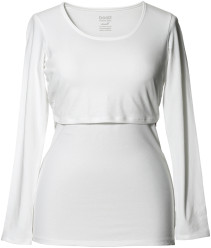Boob, Amningstopp, Classic Top Long Sleeve, White
