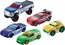 Hot Wheels, 5 bilar, presentbox