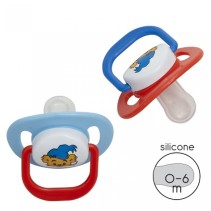 Rätt Start, Nappar, Bamse, 0-6 mån, 2-pack
