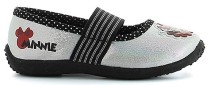 Disney Minnie Mouse, Tofflor, White/Black