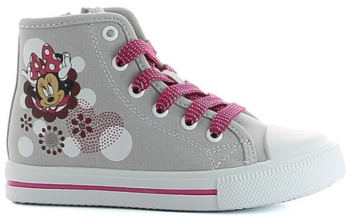 Disney Minnie Mouse, Sneakers, High, Light Grey