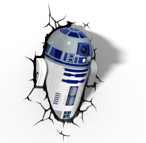 Star Wars, Vägglampa, 3D, R2D2