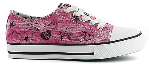 One Direction, Sneakers, Low, Fuxia