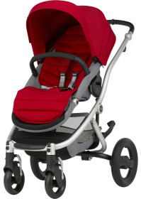 Britax Affinity, 2016, Sittvagn, Silver/Flame Red, Paket