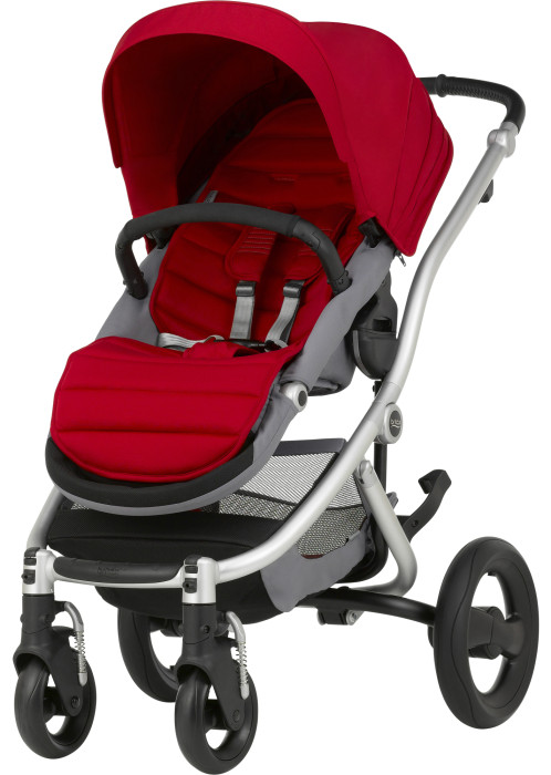 Britax Affinity, 2016, Sittvagn, Silver/Flame Red, Paket