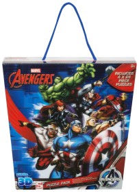 The Avengers, 3D Pussel, 4 x 24 bitar