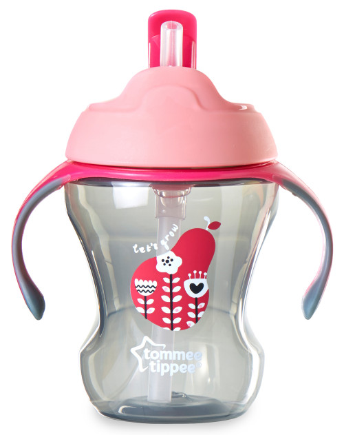 Tommee Tippee, Easy Drink Straw, Spillfri mugg, 6m+, 230ml