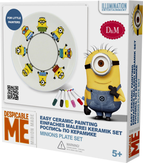 Minions, Pyssel, Måla din egen tallrik