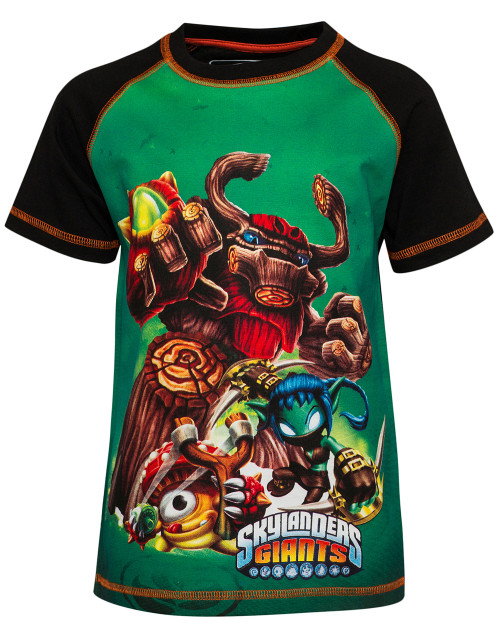Skylanders Giants, T-shirt, Grön/Svart