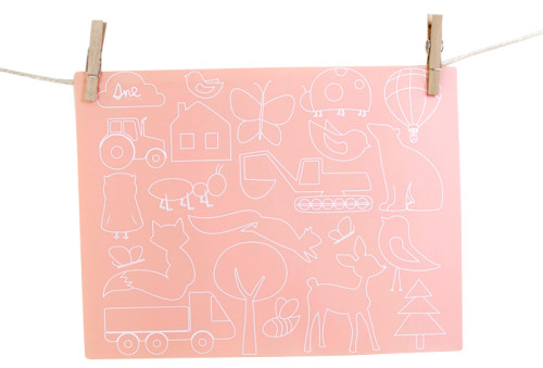 Sne Design, Bordsunderlägg, Fantasy Forest, Rose