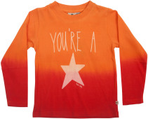 Nova Star, Långärmad tröja m. tryck, Orange