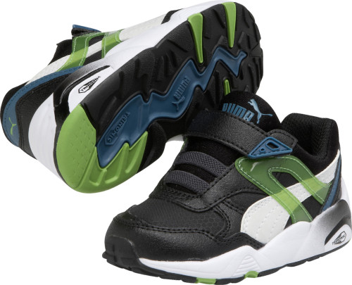Puma, Sneakers, R698 Mesh Kids, Black/White