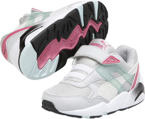 Puma, Sneakers, R698 Mesh Kids, Gray/White