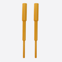 Prettypegs, Alfred, Bordsben, 4-pack, Saffransgul