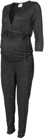 Mamalicious, Gravidbyxdress, Asti 3/4 Jersey Jumpsuit, Black