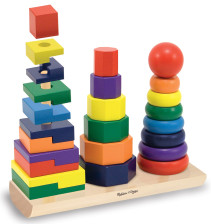 Melissa & Doug, Geometric Stacker