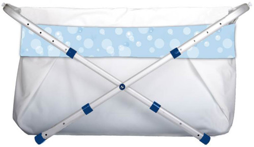 BiBaBath, Flexi, 60-80 cm, Blå bubblor
