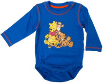 Disney Nalle Puh, Body, Baby, Bright blue