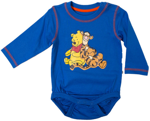 Disney Nalle Puh, Body, Baby, Bright blue