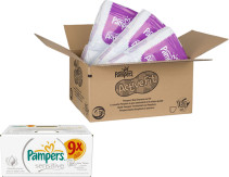 Pampers, Active Fit, Strl 4, månadsbox + Våtservetter