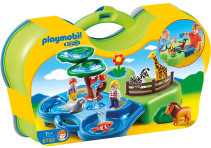 Playmobil Stad, Bärbar djurpark med vattendel