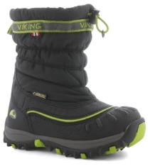 Viking, Kängor, Goretex, Windchill, Black/Lime