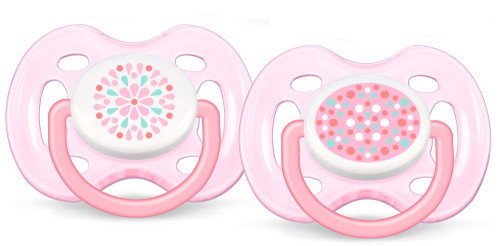 Philips Avent, Napp, Modern Freeflow, 0-6M, 2-pack, Rosa