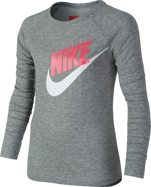 Nike, Topp, LS J, Grey Heather