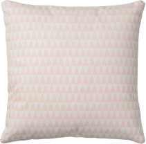 Bloomingville, Kudde, Trianglar, 50×50 cm, Rosa