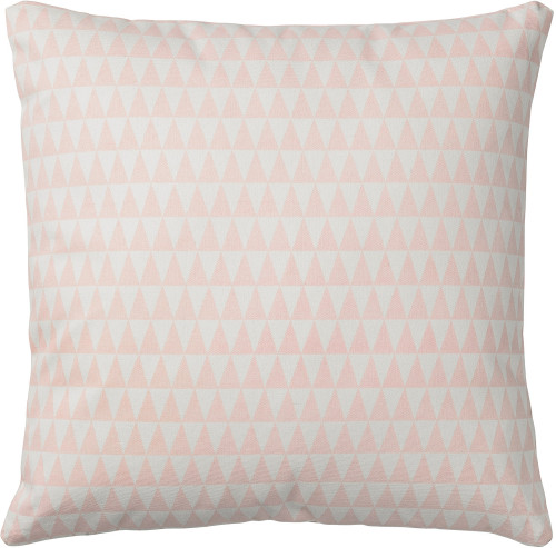 Bloomingville, Kudde, Trianglar, 50×50 cm, Rosa
